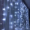 Миниатюра фото уличная светодиодная гирлянда feron занавес 230v белый эффект стробов с мерцанием cl24 41631 | 220svet.ru