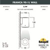 Миниатюра фото светильник уличный настенный fumagalli franca 90-1l wall  3a7.002.000.lxu1l | 220svet.ru