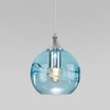 Миниатюра фото подвесной светильник eurosvet 50221/1 голубой | 220svet.ru