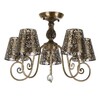 Миниатюра фото потолочная люстра myfar ceiling luna mr1315-5c | 220svet.ru