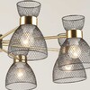 Миниатюра фото люстра reluce 39760-0.3-08 cop+bk | 220svet.ru