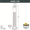 Миниатюра фото садовый светильник-столбик fumagalli sauro 1100 d15.555.000.wxf1r.fc1 | 220svet.ru