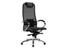 Миниатюра фото офисное кресло woodville sammer черный / хром 15962 | 220svet.ru
